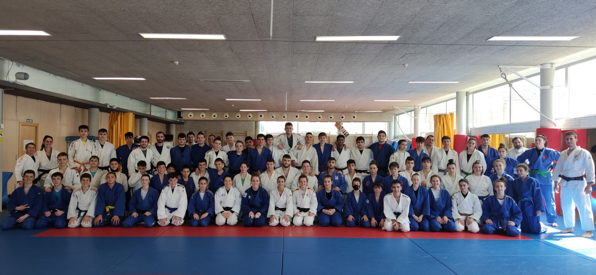 Gran participacion en la Concentraci&oacute;n de Judo de Semana Santa. Pamplona 14-04-22